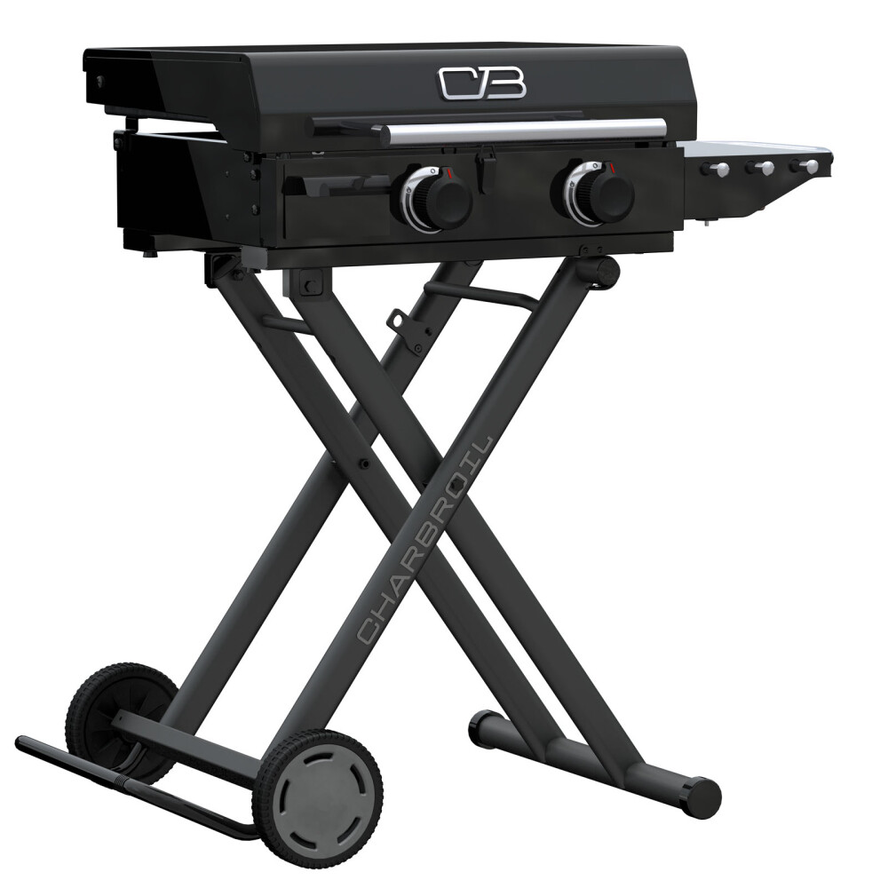 BARBACOA PLANCHA ACERO-INOXIDABLE CHARBROIL PLEGABLE
