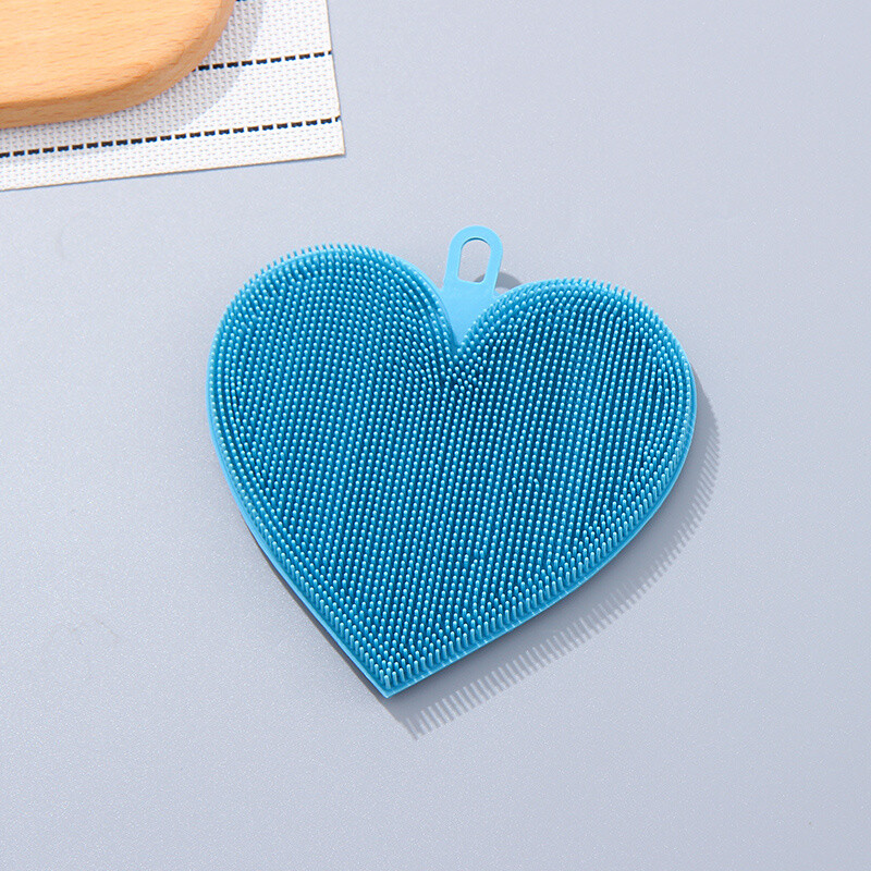 Esponjita De Silicona - Limpieza Multiuso - Corazón Esponjita De Silicona - Limpieza Multiuso - Corazón