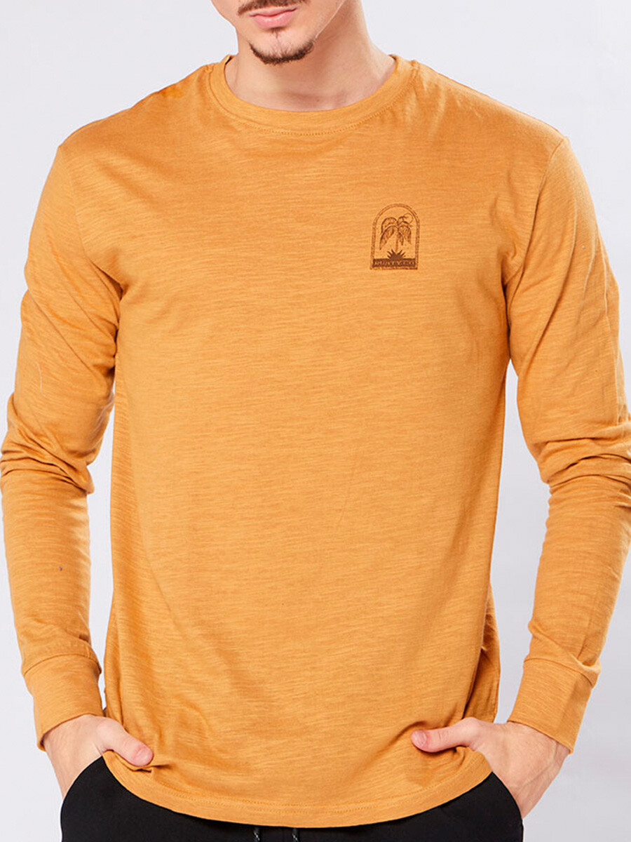 T-SHIRT ML FURIEL RUSTY - Mostaza 