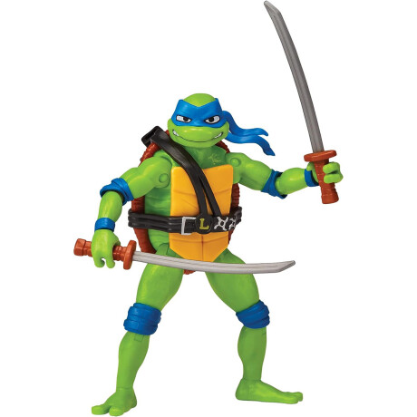 Tortugas Ninja Figura Articulada + Villano 11cm + Accesorios Leo Vs Superfly