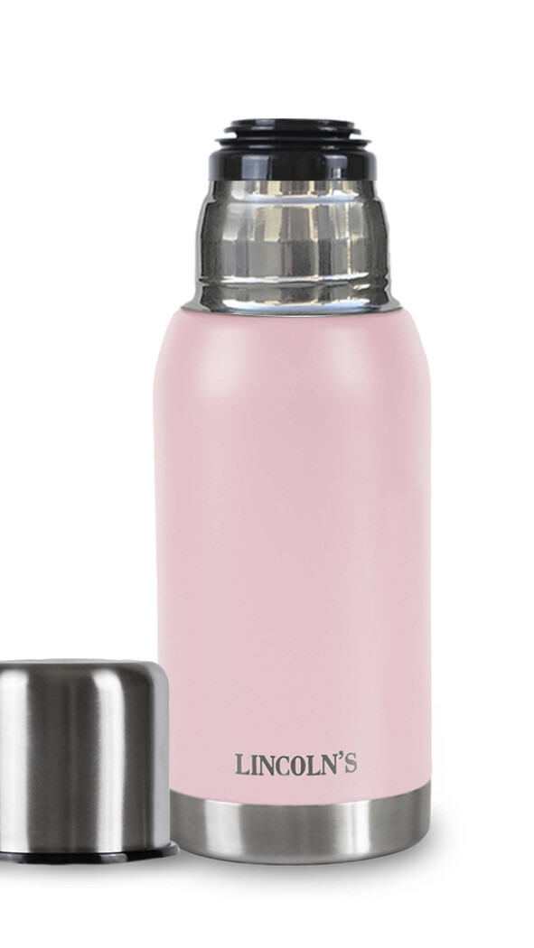 TERMO 750 ml CERBERUS ROSA PASTEL_