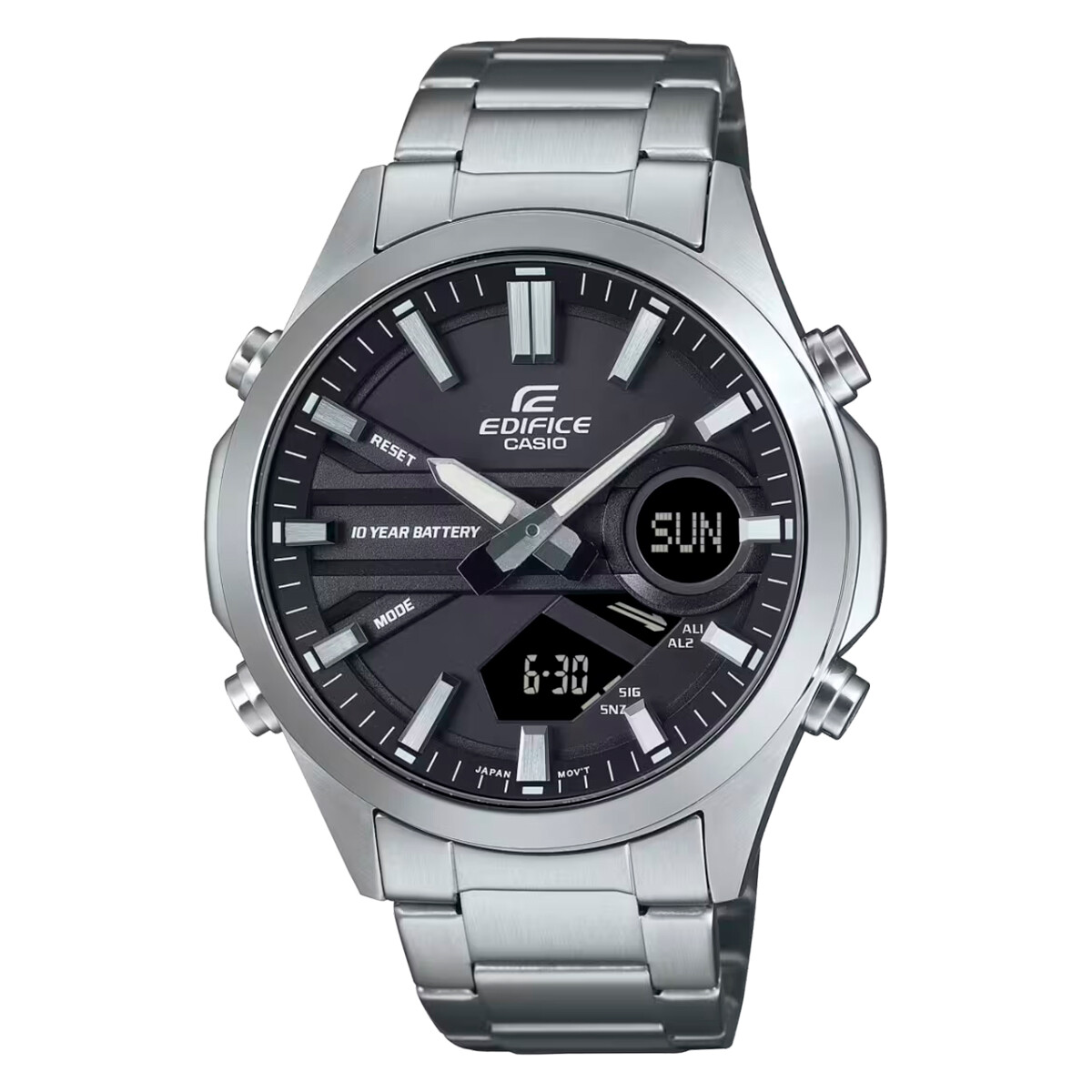 Reloj Edifice Efvc120D-1Adf En Acero Inoxidable Plata 