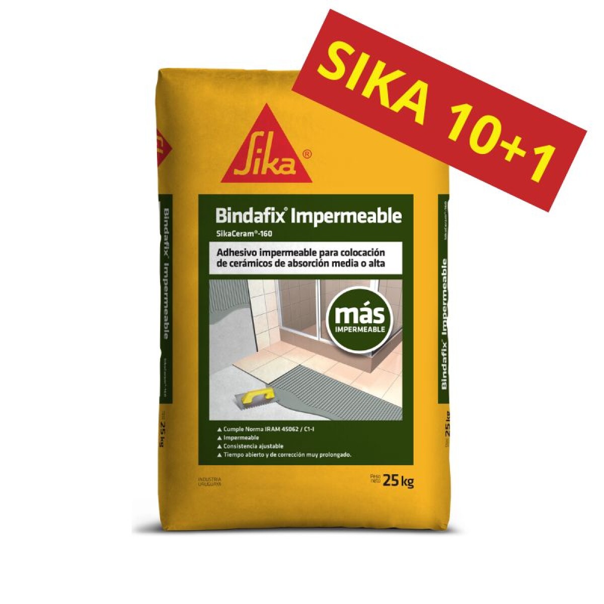 BINDA IMPERMEABLE 25 KG - SUPER PROMO 10 + 1 DE REGALO 