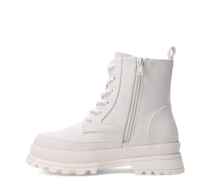 Bota SUNFLOWER acordonada con cierre Off White