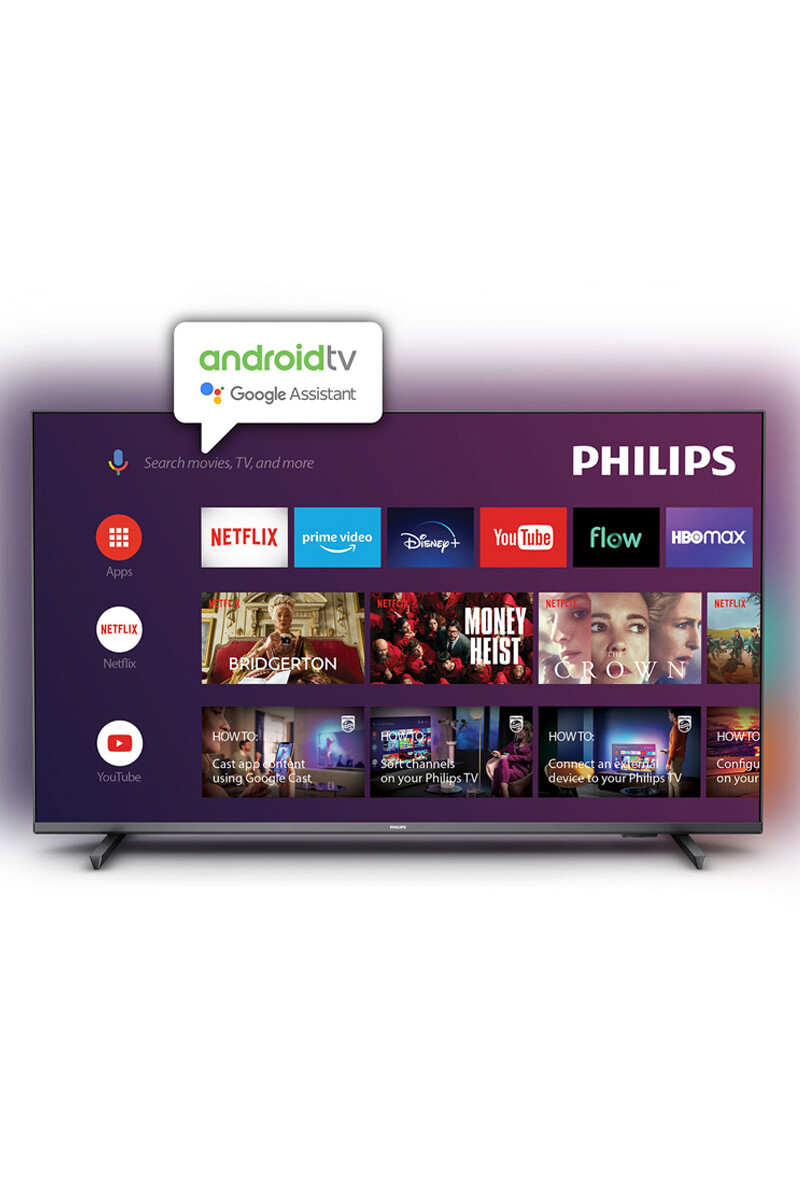 Smart Tv 65" Philips Android 4K Ambilight 