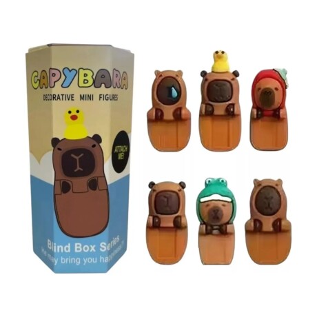 Mini Figura Sonny Capybara Decorativa Sorpresa 001