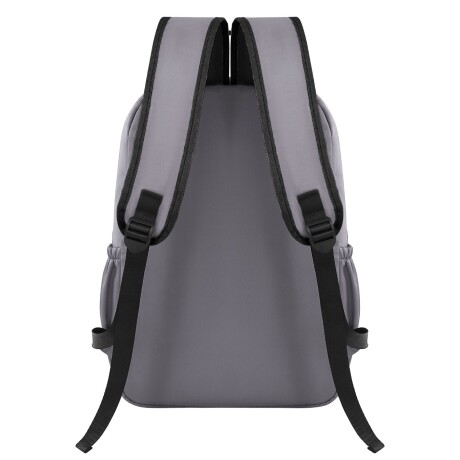 Mochila Trendy Focus On The Good con cartuchera Gris