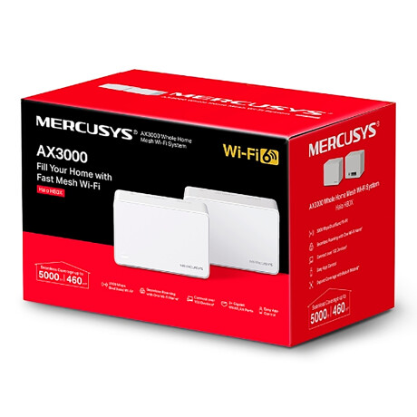 Access Point Mercusys Halo H80X 2,4GHZ/5GHZ AX3000 Pack X2 001