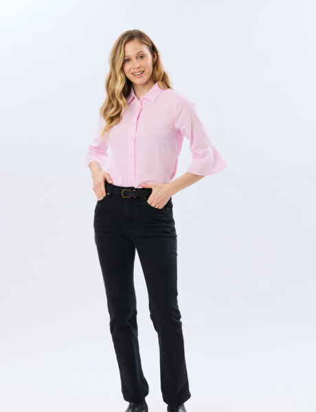PANTALÓN DE JEAN RECTO Negro
