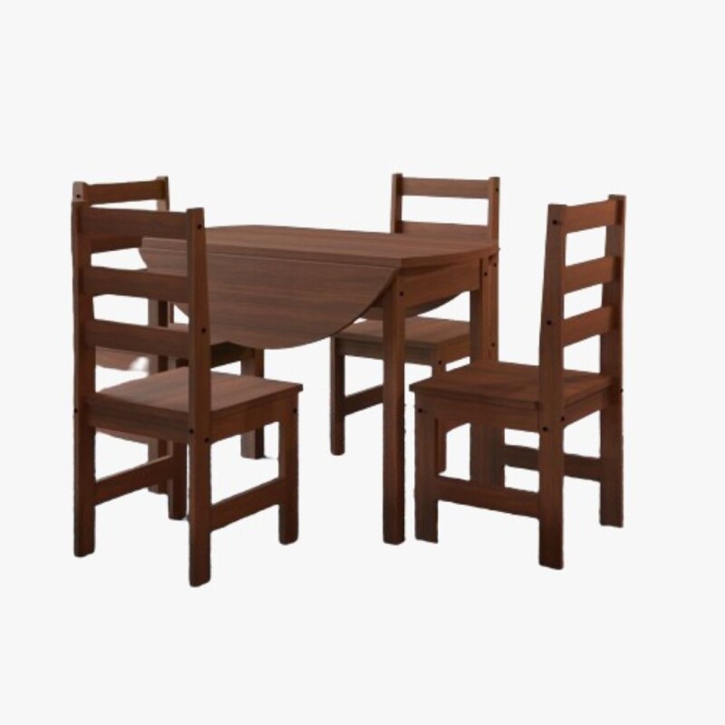 Juego de comedor redondo 4 sillas Cera Juego de comedor redondo 4 sillas Cera
