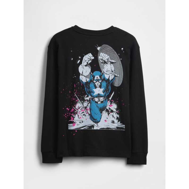 FR MVL LS GRAPHIC TEE BLACK