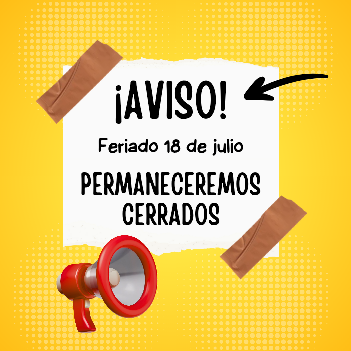 Cerramos 18 de julio