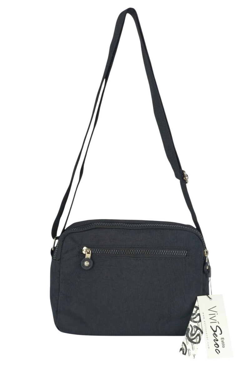 Morral con bolsillos Negro