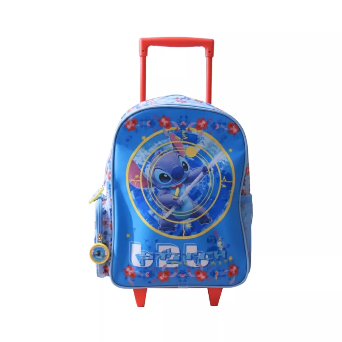 MOCHILA STITCH CON CARRO 30CM 