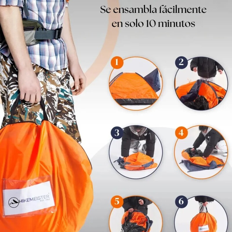 Carpa Autoarmable Impermeable Oklahoma Hikemeister Carpa Autoarmable Impermeable Oklahoma Hikemeister