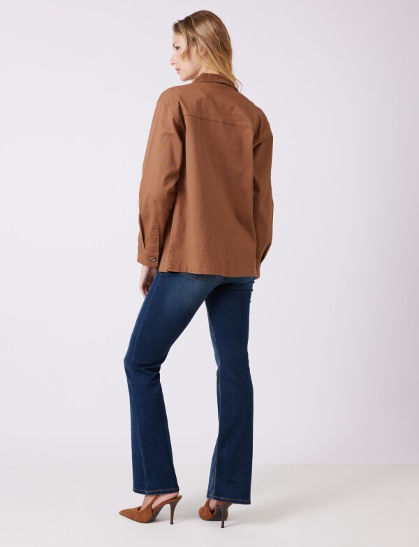 Sobrecamisa Bolsillos MARRON