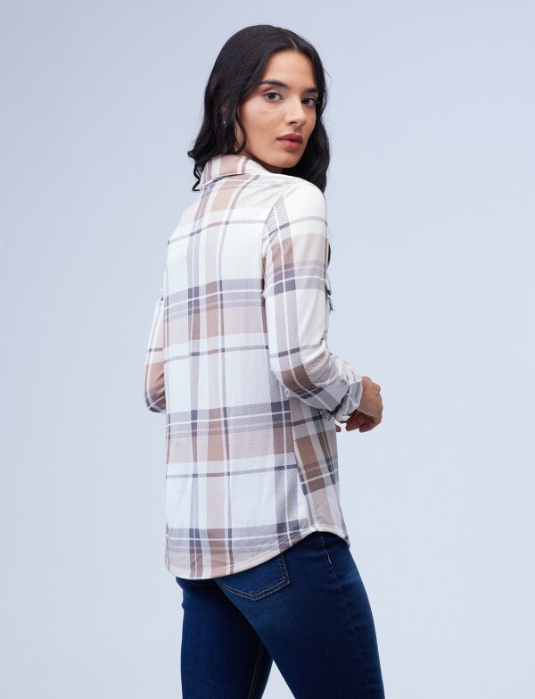 Camisa Soft Cuadrille MULTI/BLANCO