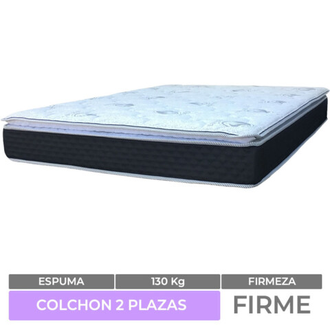 Colchón ATENAS 2 Plazas - Espuma EPS con Pillow Top --138x188x24 cm -- 130 Kg Colchón ATENAS 2 Plazas - Espuma EPS con Pillow Top --138x188x24 cm -- 130 Kg