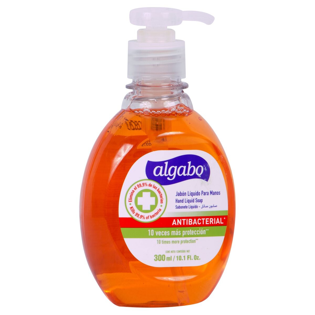 ALGABO JABON LIQ. ANTIBACTERIAL 300 ML F 