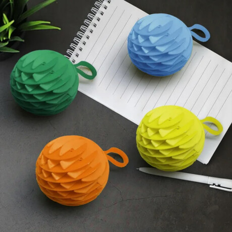 Llavero cuadriculado de plástico fidget toy Naranja