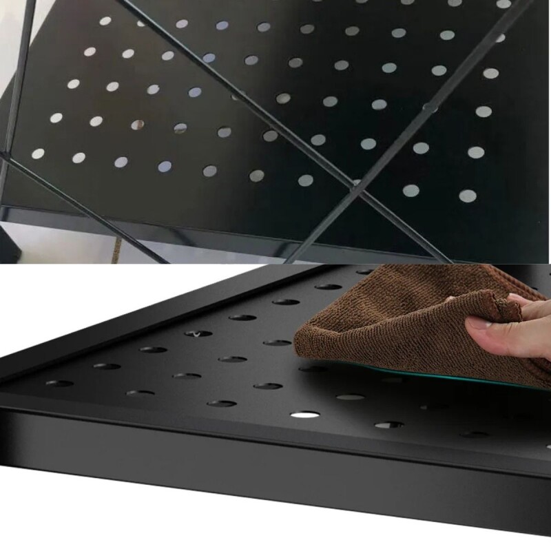 Estanteria Plegable Metalica 4 Estantes Con Ruedas Rack Estanteria Plegable Metalica 4 Estantes Con Ruedas Rack
