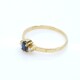 Anillo en oro 18k zafiro y brillantes Anillo en oro 18k zafiro y brillantes