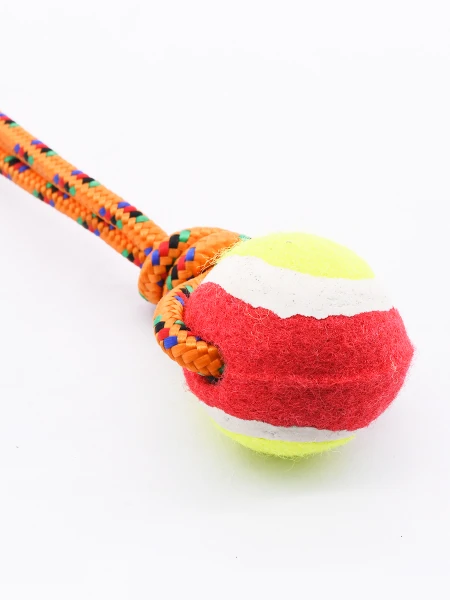 CUERDA CON PELOTA ROJO