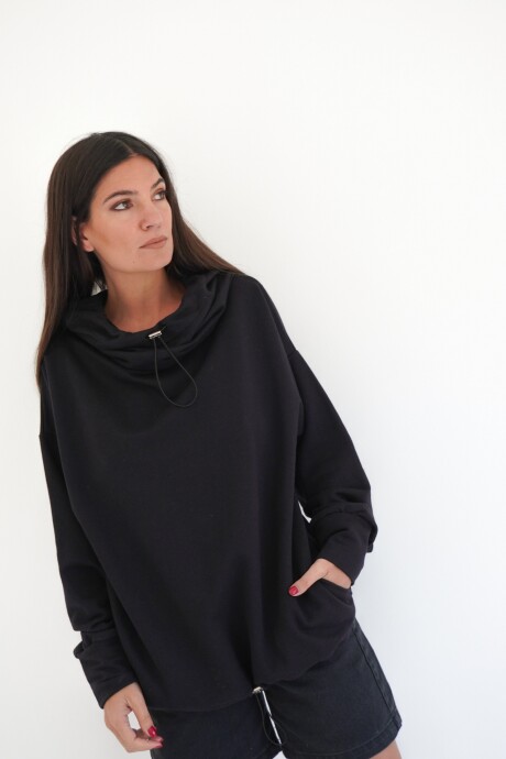 Sweater Backless Negro