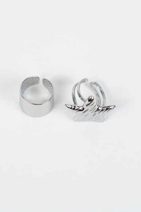 Anillo Cam Plateado