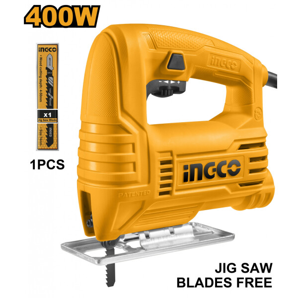 SIERRA CALADORA DE MANO 400W 55MM INGCO JS400285 SIERRA CALADORA DE MANO 400W 55MM INGCO JS400285