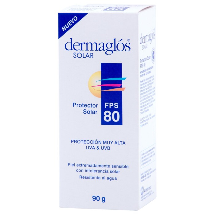 DERMAGLOS SOLAR F80 RA CREMA POMO X 90 G única