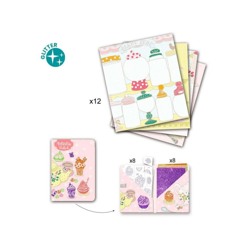 Set de manualidades Artistic Patch Treats Djeco Set de manualidades Artistic Patch Treats Djeco