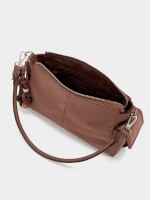 Bolso Bandolera De Nylon Con Colgante naranja