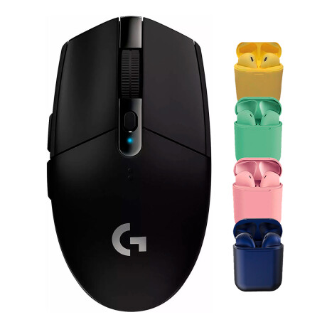 Mouse Gamer Logitech Serie G G305 Black + Auriculares Mouse Gamer Logitech Serie G G305 Black + Auriculares