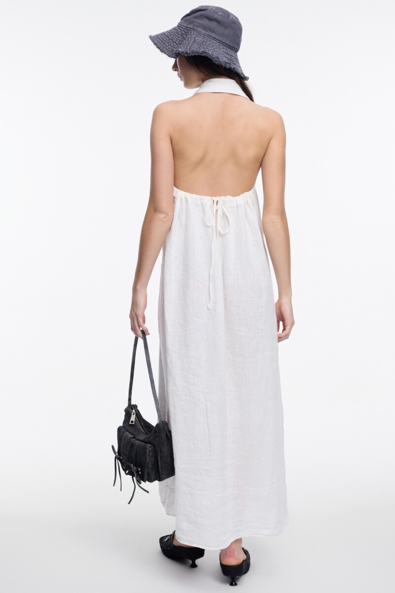 VESTIDO CAMISERO Crudo