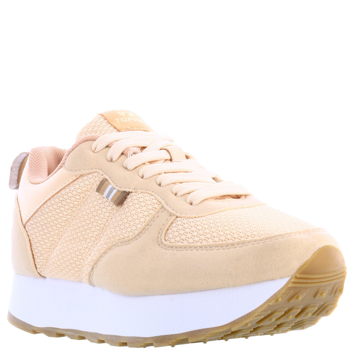 Championes de Mujer Topper T.350 Wedge - Nude - Amarillo Crema 