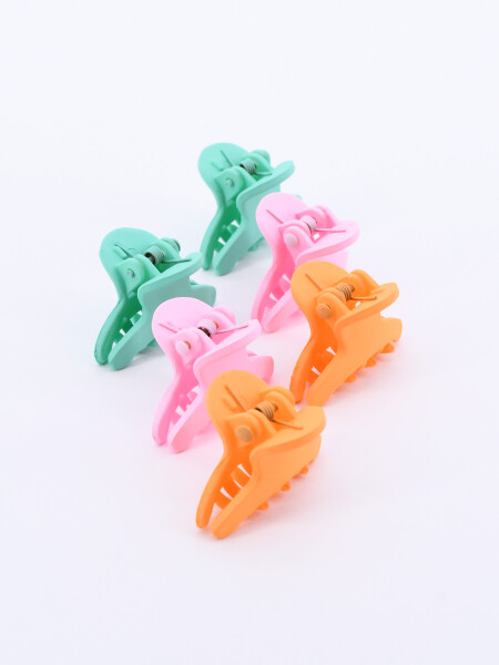 PACK DE PINZAS X 6 MULTICOLOR