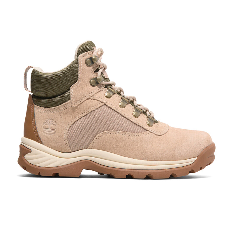 Botas White Ledge Mid Waterproof Mujer Light Beige Suede