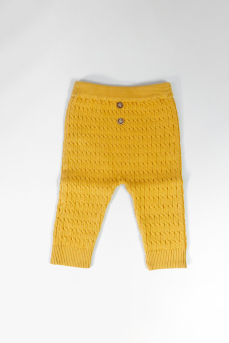 Conjunto 2 piezas tejido Amarillo