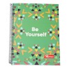 CUADERNOLA PAPIROS STD 100 HOJAS TAPA BE YOURSELF