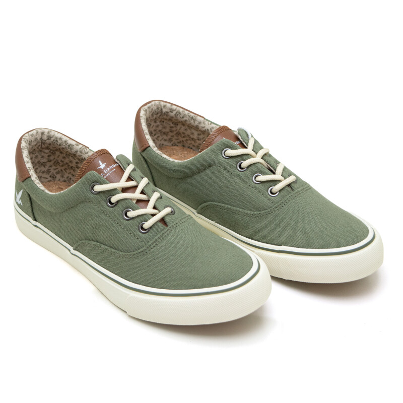 Championes Santa Barbara SB SLOW MOOD CA de Hombre - SLOW MOOD CA Verde Oscuro