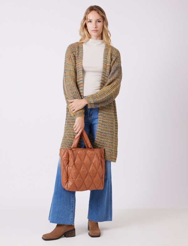 Cartera Capitoneada TERRACOTA