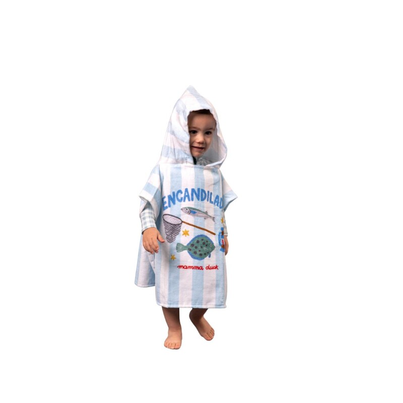 Toalla Poncho para niños Encandilada