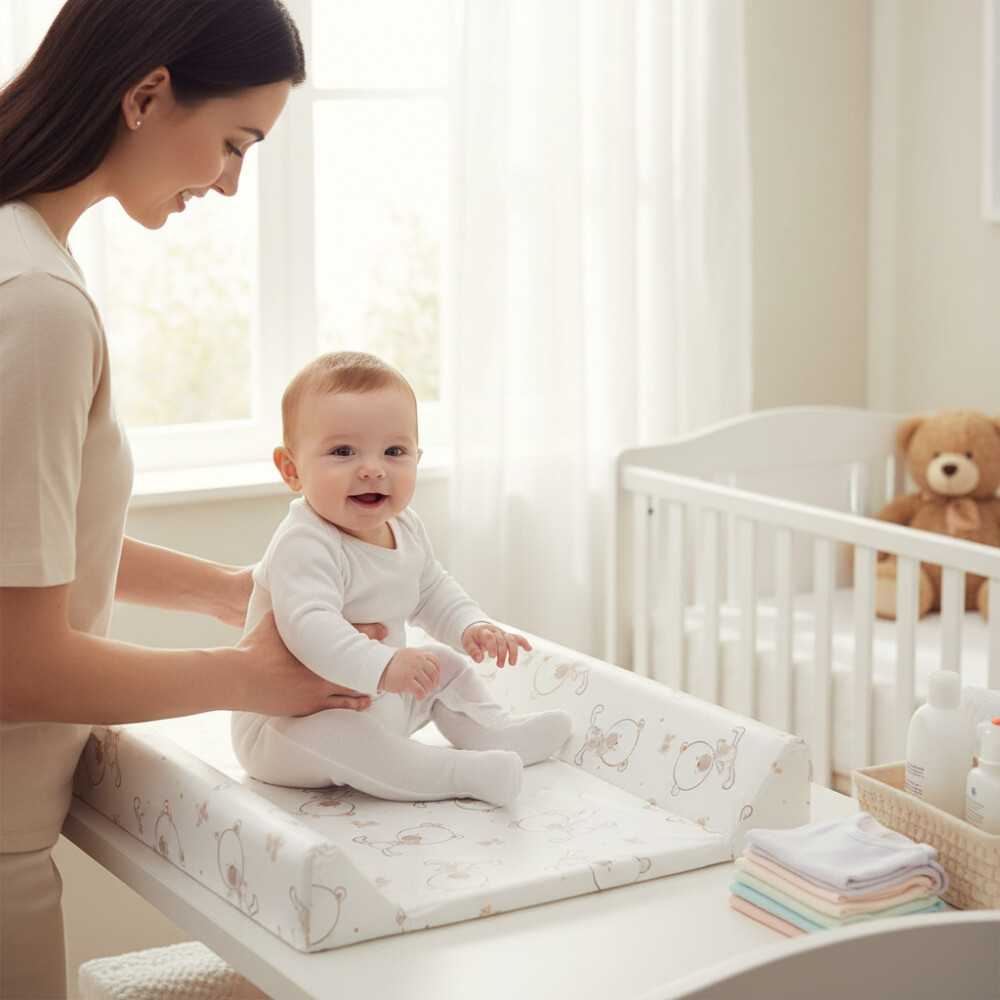 Cambiador rigido LORELLI 70x50 perros dots