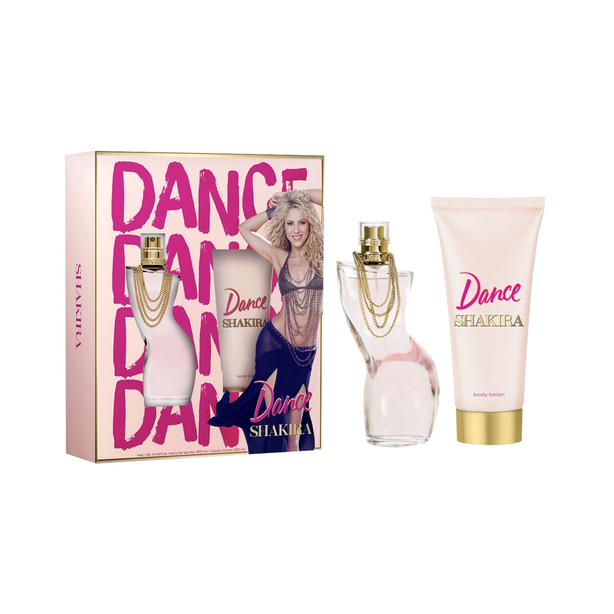 Set Perfume Shakira Dance EDT 50ml + Body Lotion Original 