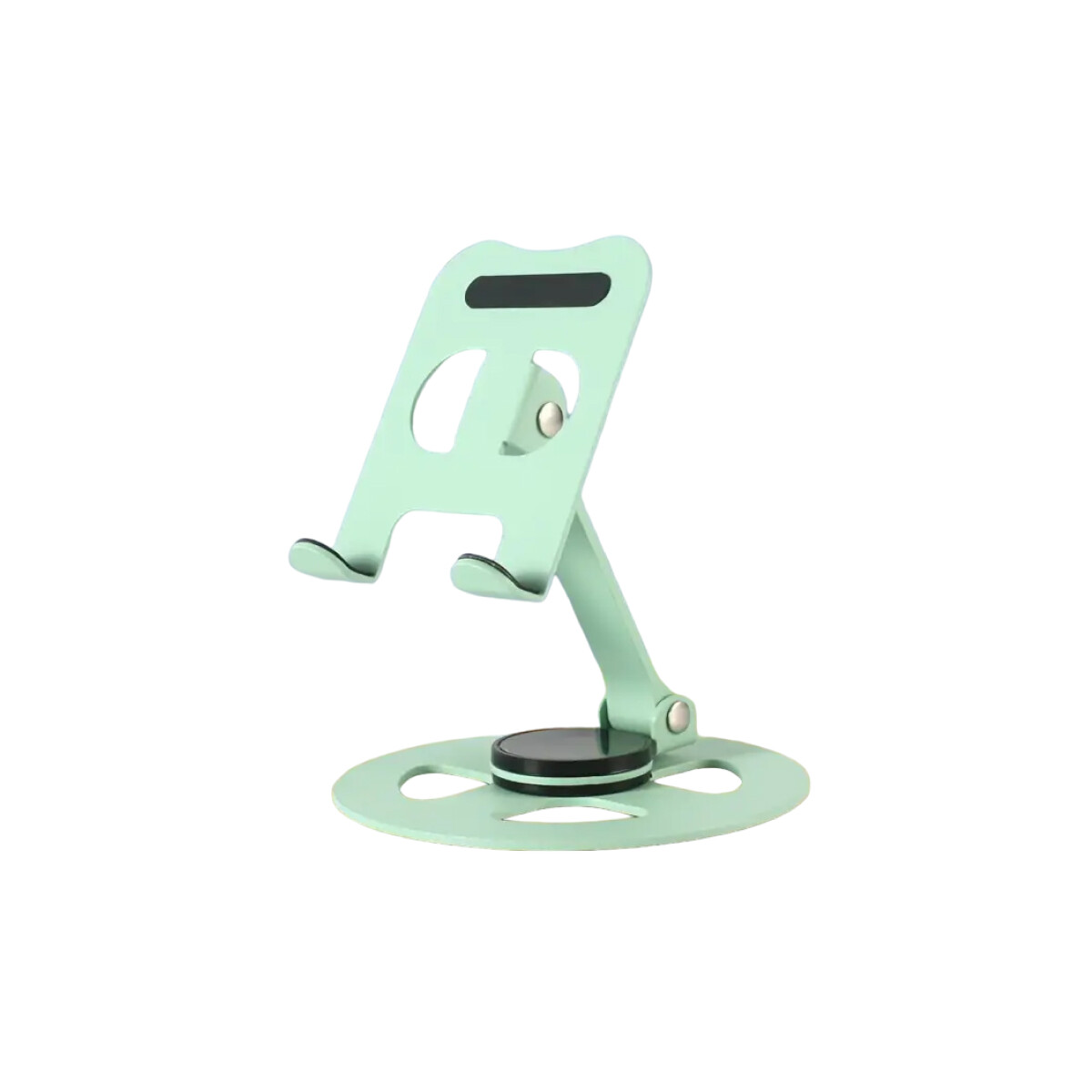 Soporte de metal giratorio para celular o tablet - Verde 