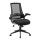 Silla Oficina Trent Ergonomica Giratoria para Escritorio Negro