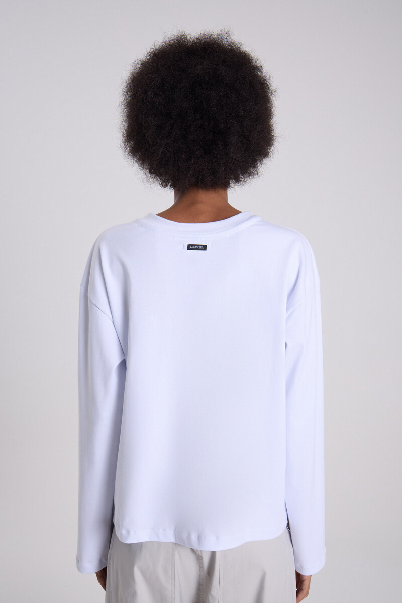 REMERA ML HERCULES Off White