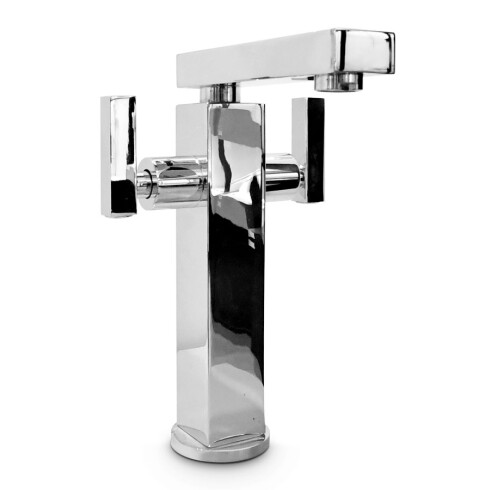 GRIFERIA DE LAVATORIO MONOBLOCK GIRATORIA SIN VALVULA 22 CMS DE ALTURA 000