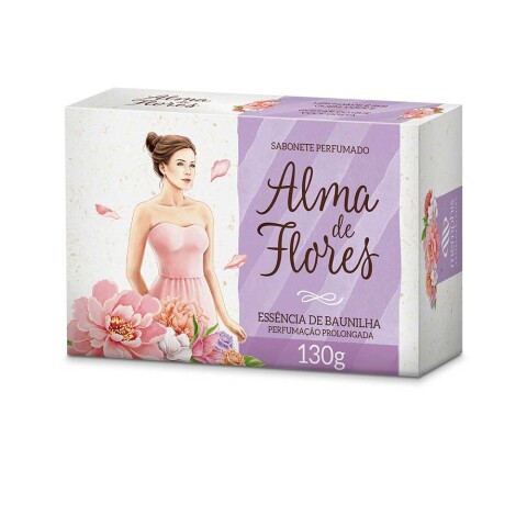 Alma de Flores jabón 130 g Esencia de Vainilla